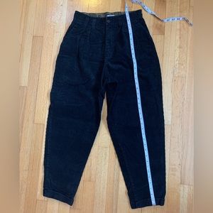 Size 13 Vintage Black Corduroy Pants